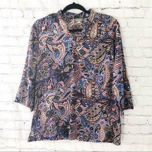 ❤️ Lakhay’s Collection Paisley Top S/M